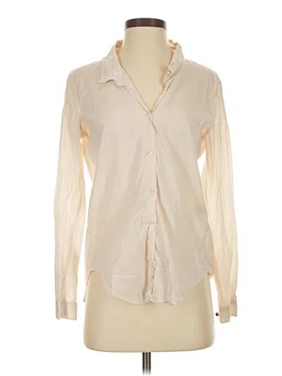 Pre-owned The Kooples Long Sleeve Blouse In White