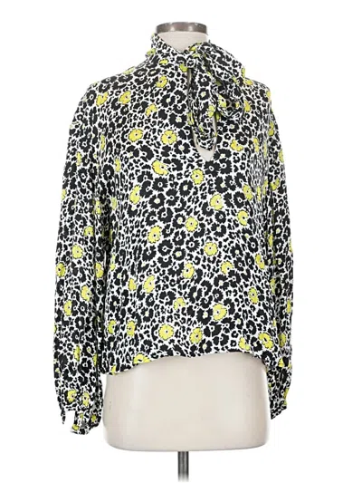 Pre-owned The Kooples Long Sleeve Blouse In Yellow