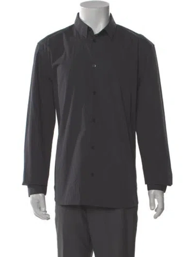 Pre-owned The Kooples Long Sleeve Dress Shirt In Blue