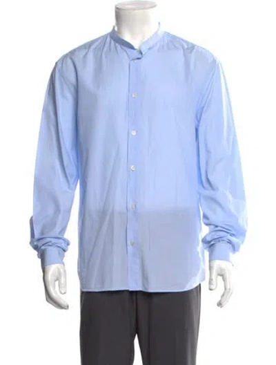 Pre-owned The Kooples Long Sleeve Dress Shirt In Blue