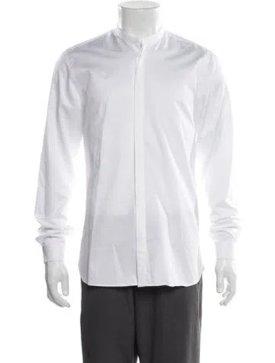 Pre-owned The Kooples Long Sleeve Dress Shirt In White