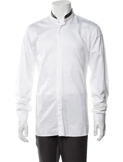 Pre-owned The Kooples Long Sleeve Dress Shirt In White
