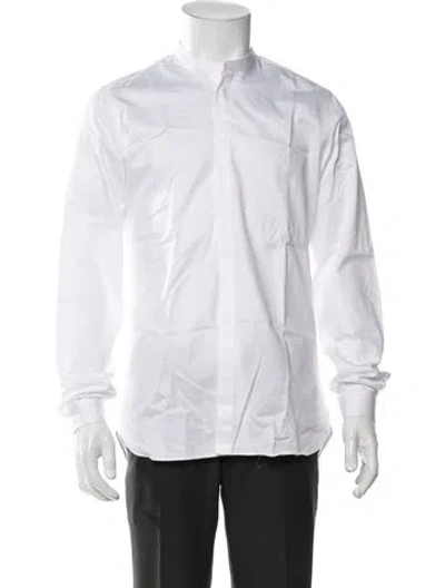 Pre-owned The Kooples Long Sleeve Dress Shirt In White