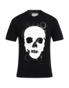 The Kooples Man T-shirt Black Size Xs Cotton In Black