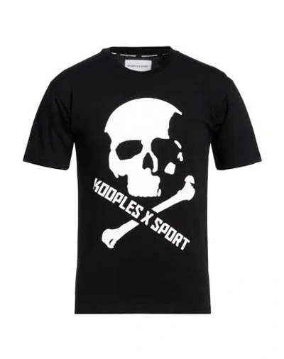 The Kooples Man T-shirt Black Size Xs Cotton