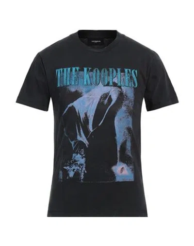 The Kooples Man T-shirt Steel Grey Size Xs Cotton
