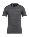 The Kooples Man T-shirt Grey Size Xxs Cotton In Grey
