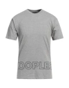 The Kooples Man T-shirt Light Grey Size S Cotton In Grey