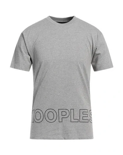 The Kooples Man T-shirt Light Grey Size S Cotton