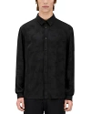 THE KOOPLES MANCHES LONG SLEEVE BUTTON FRONT SHIRT