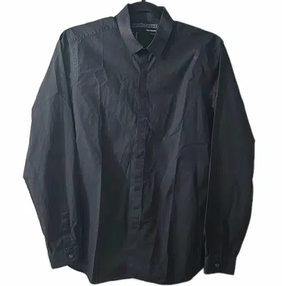 The Kooples Men's Absolute Colour Button Down Shirt In Black
