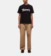 The Kooples Men's Black T-shirt With Snake Logo Print In Black