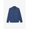 THE KOOPLES THE KOOPLES MEN'S MIDDLE NAVY CLASSIC-COLLAR STRAIGHT-CUT WOVEN SHIRT