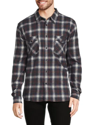 The Kooples Men's Plaid Button Down Shirt In Green Multi