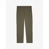The Kooples Mens Straight-leg Regular-fit Wool Trousers Beige Melange In Beige Melange