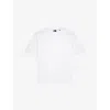 The Kooples Mens White Crewneck Regular-fit Short-sleeve Cotton T-shirt Xl In White