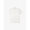 The Kooples Mens Ecru Western Short-sleeve Woven Shirt In Ecru