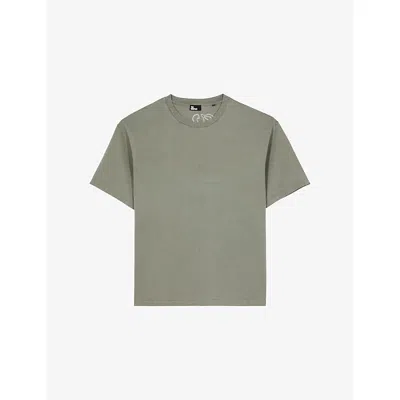 The Kooples Mens  Logo-print Short-sleeve Cotton T-shirt