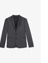 The Kooples Mens Gry01 Single-breasted Wool Blazer In Gry01