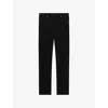 The Kooples Mens Black Slim-fit Mid-rise Stretch-denim Jeans In Black