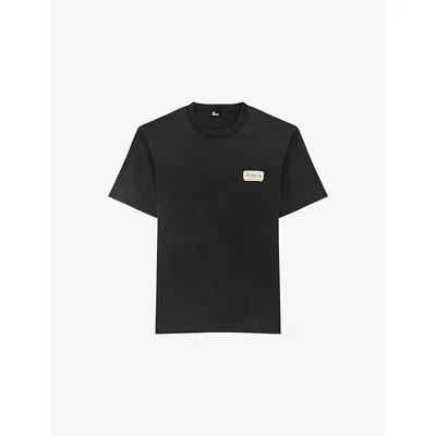 The Kooples Mens Ecru Concert Ticket-print Regular-fit Cotton-jersey T-shirt Xl In Sand