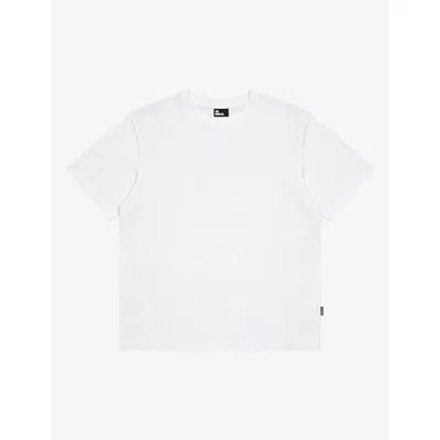 The Kooples Mens  Crewneck Brand-label Cotton T-shirt In Animal Print