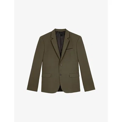 THE KOOPLES MENS THE KOOPLES SINGLE-BREASTED COTTON AND LINEN BLAZER