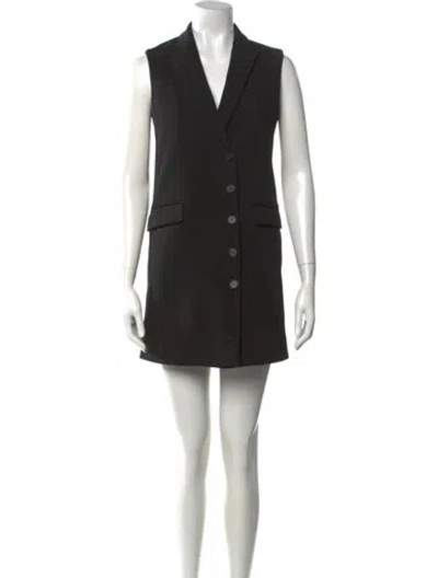 Pre-owned The Kooples Mini Dress W/ Tags In Black