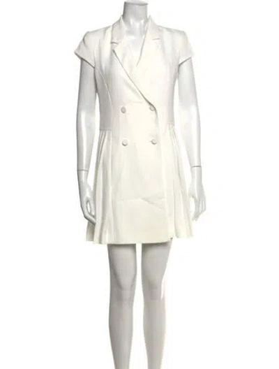 Pre-owned The Kooples Mini Dress In White