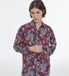 The Kooples Multicolored Printed Shirt In Red