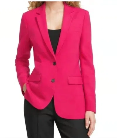 The Kooples Notch Lapel Blazer In Pink