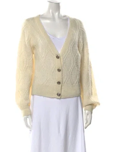 Pre-owned The Kooples Nylon Patterned Sweater In Neutral