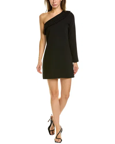 The Kooples One-shoulder Sheath Dress In Black