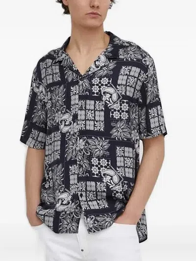 The Kooples Paisley-print Shirt In Multi