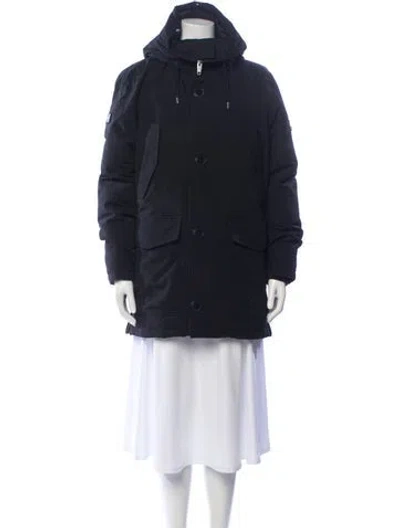 Pre-owned The Kooples Parka In Black