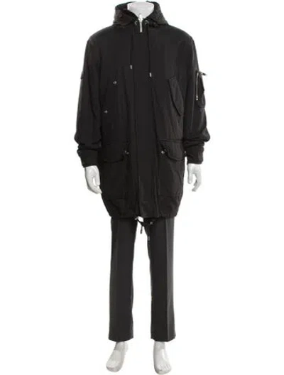 Pre-owned The Kooples Parka In Black