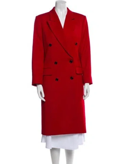 Pre-owned The Kooples Peacoat In Red