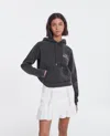The Kooples Printed Black Sweatshirt With Eagle And Logo In Multi