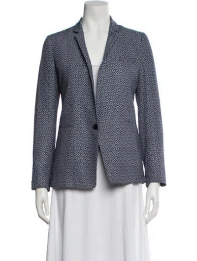 Pre-owned The Kooples Printed Blazer In Multi