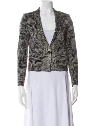 Pre-owned The Kooples Printed Jacket In Multi