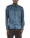 The Kooples Printed Long Sleeve Button Front Shirt