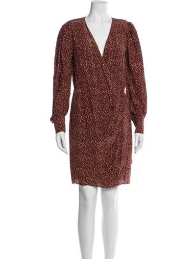 Pre-owned The Kooples Printed Mini Dress In Multi