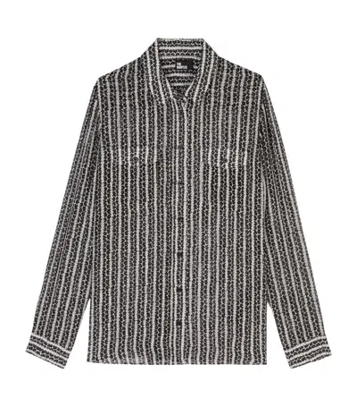 The Kooples Printed Shirt In Black