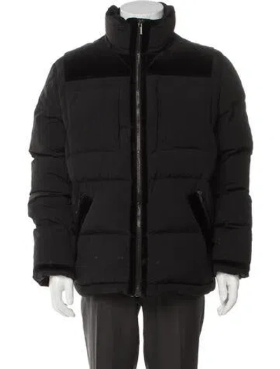 Pre-owned The Kooples Puffer Coat In Gray