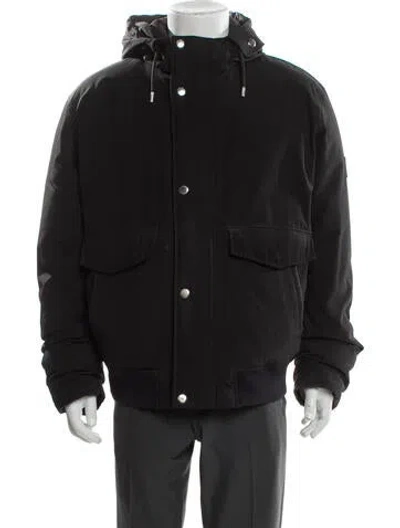Pre-owned The Kooples Puffer Coat In Gray
