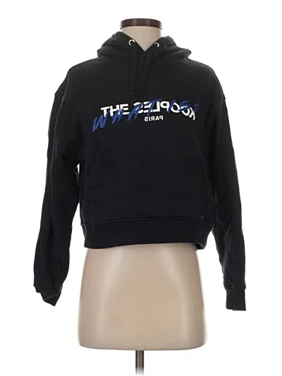 Pre-owned The Kooples Pullover Hoodie In Black