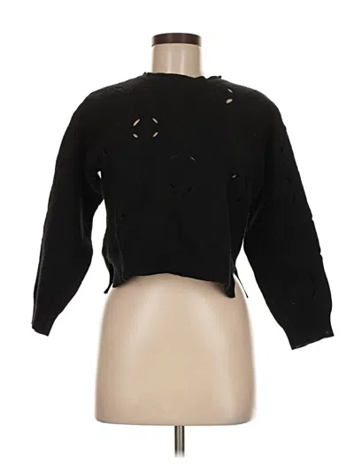 Pre-owned The Kooples Pullover Sweater In Black