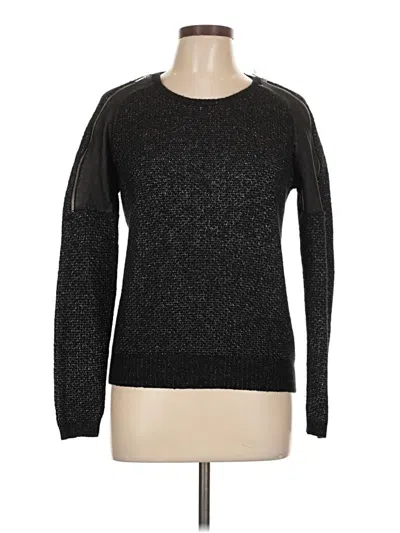 Pre-owned The Kooples Pullover Sweater In Black