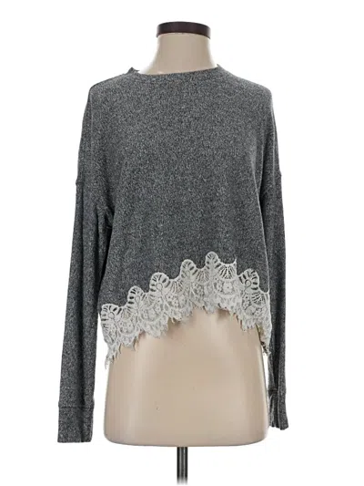 Pre-owned The Kooples Pullover Sweater In Gray