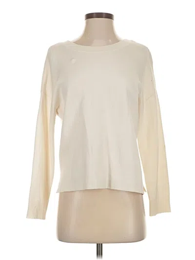 Pre-owned The Kooples Pullover Sweater In White